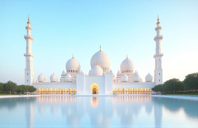 Sheikh Zayed Grand Mosque in Abu Dhabi