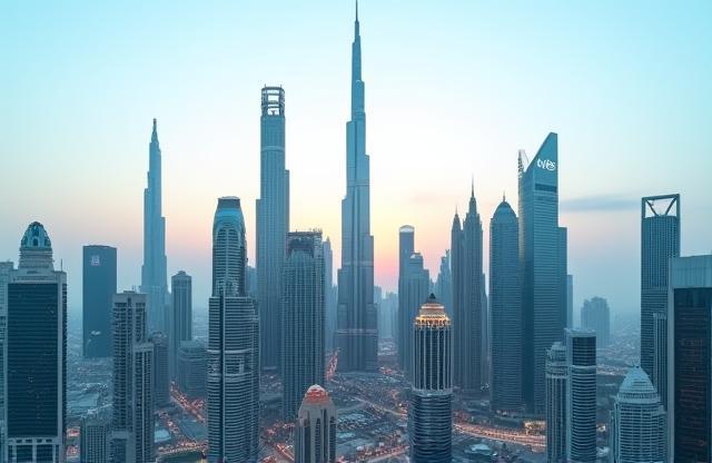Burj Khalifa and Dubai skyline